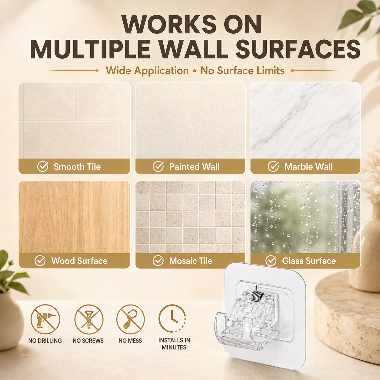 Hang Curtains Without Drilling a Single Hole